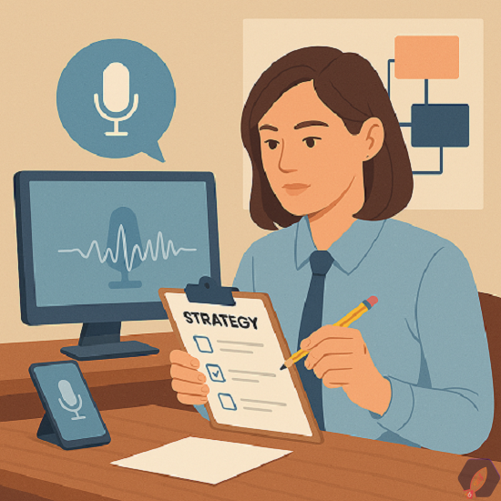 طرح استراتژی سئو برای جستجوی صوتی فارسی