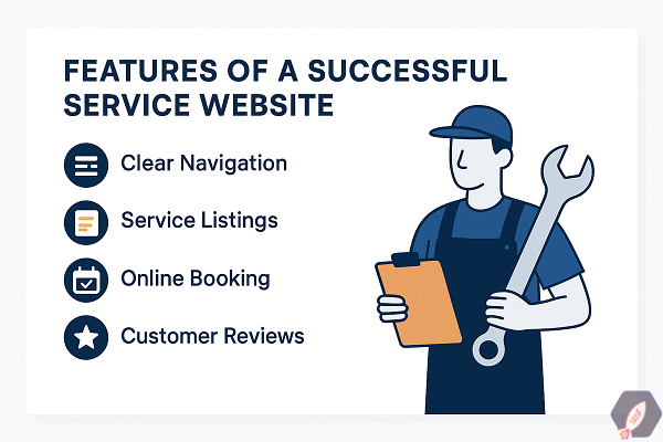 ویژگیهای یک سایت خدماتی موفق