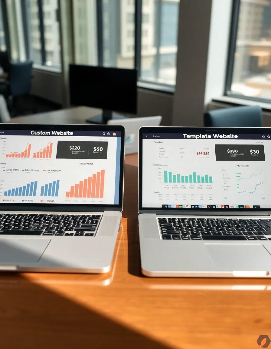هزینه طراحی سایت اختصاصی در مقابل آماده