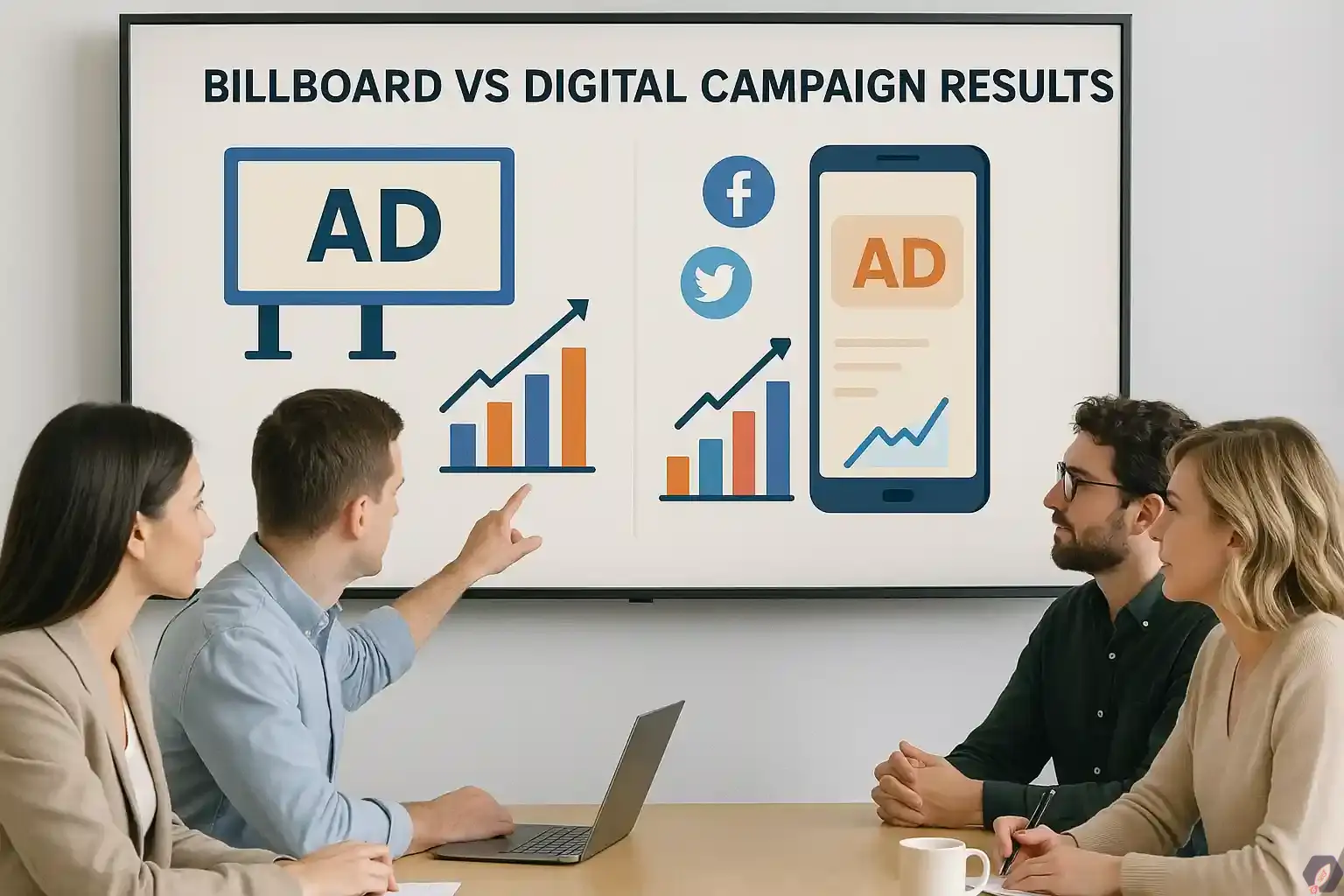 مقایسه نتایج کمپینهای سنتی و دیجیتال