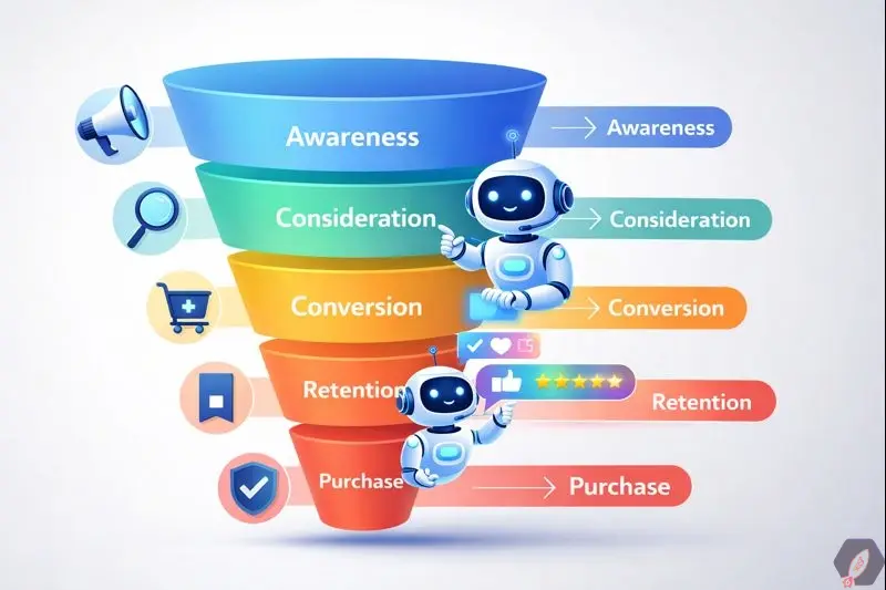 استفاده از هوش مصنوعی در مراحل سفر مشتری